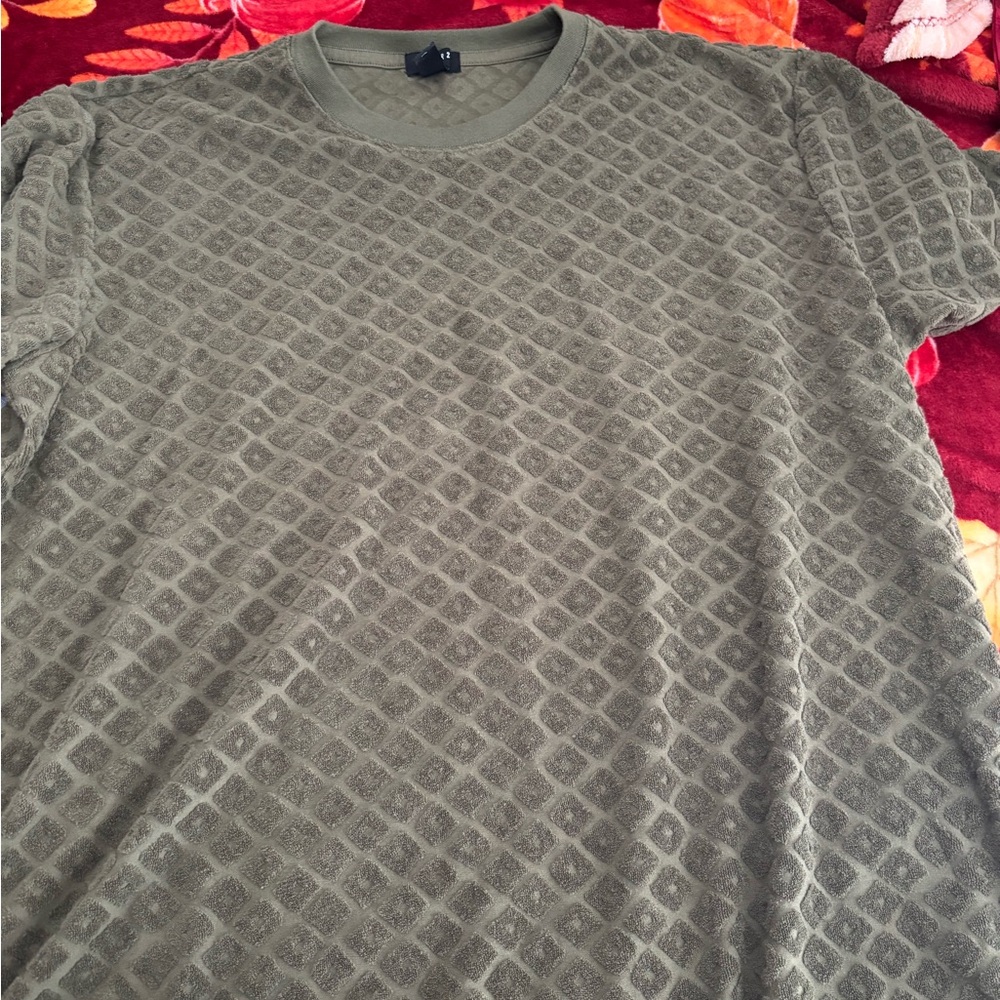 Forever 21 Textured Khaki Men's Tee